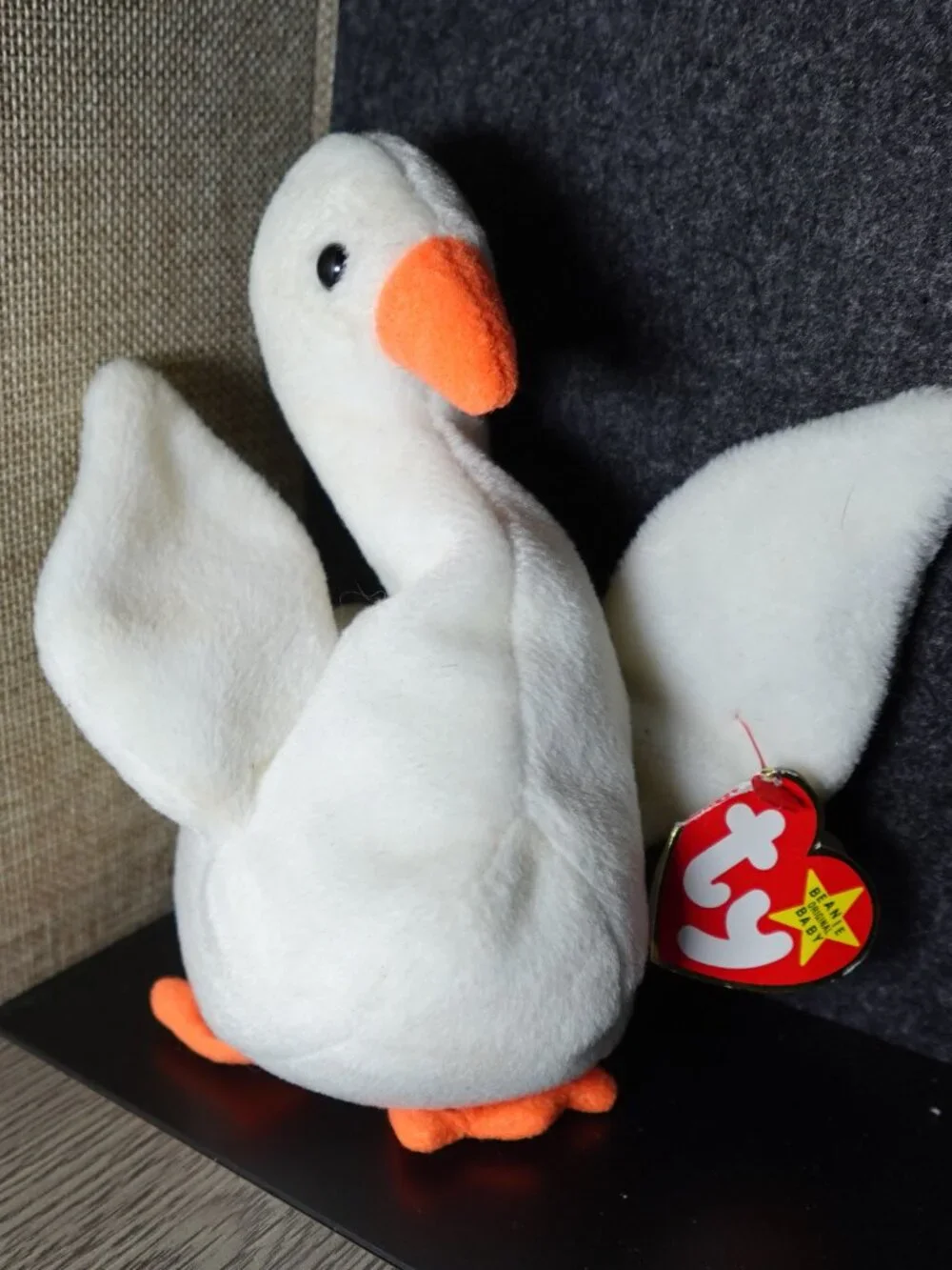 Vintage Ty Gracie Swan Beanie Baby